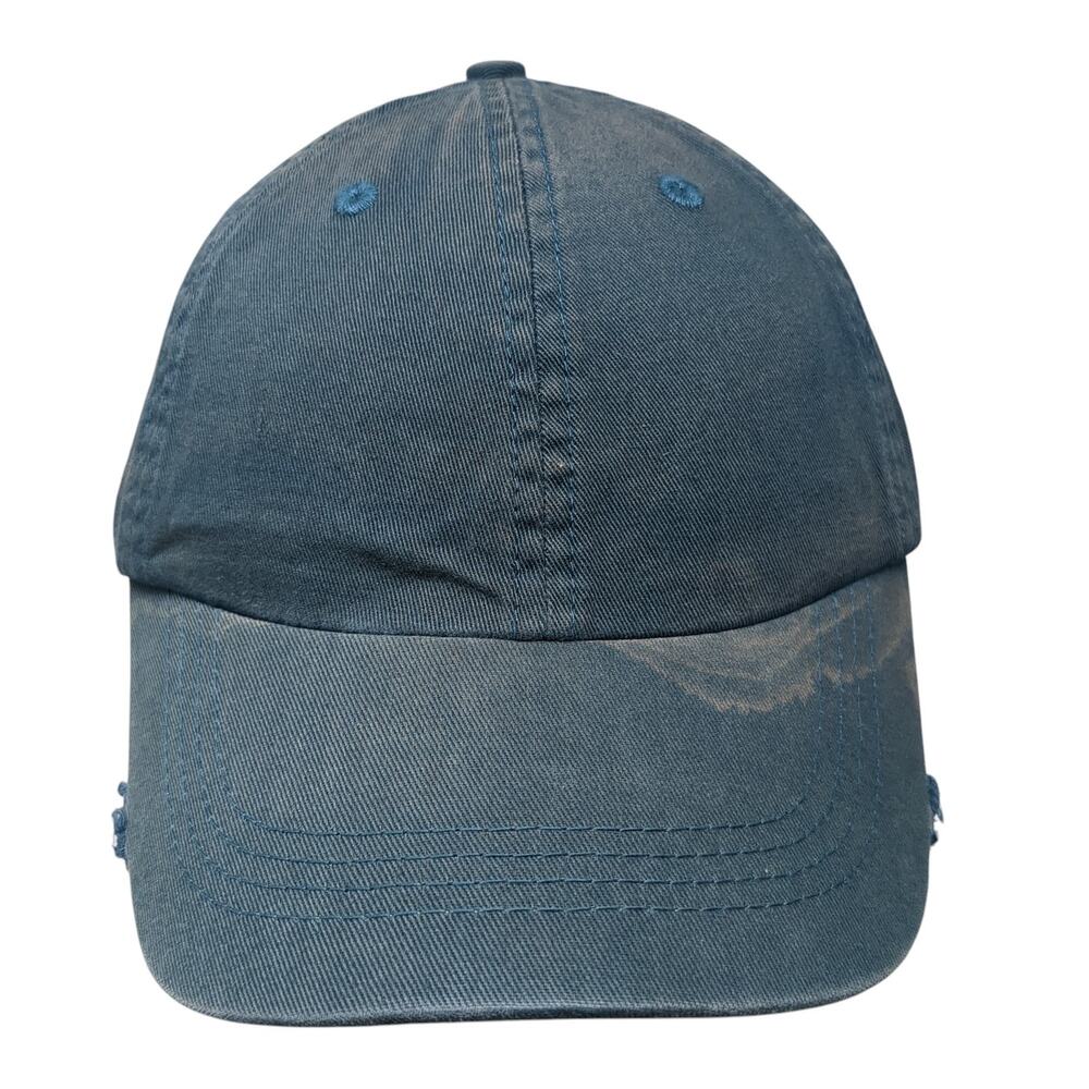 Alternative Earth Slideback Hat Blue One Size Adjustable Solid Blank